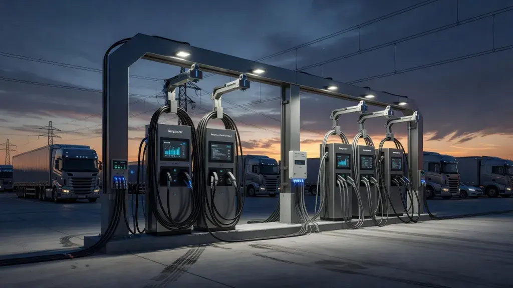 Kempower's Dual-Standard Charger Bets on Trucks and Cars Sharing Sites